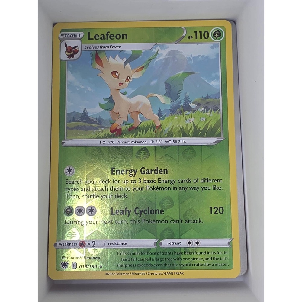 Leafeon 013/189 Rare Astral Radiance Pokemon Reverse Holo Near Mint
